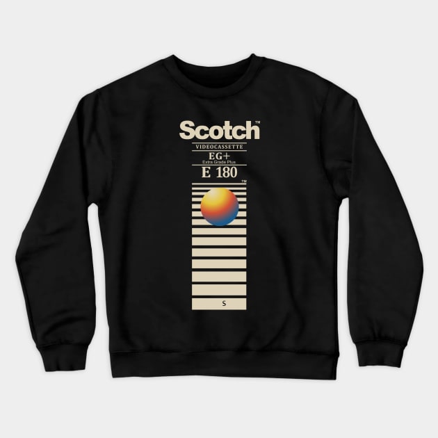 vintage videocassette Crewneck Sweatshirt by creatororojackson